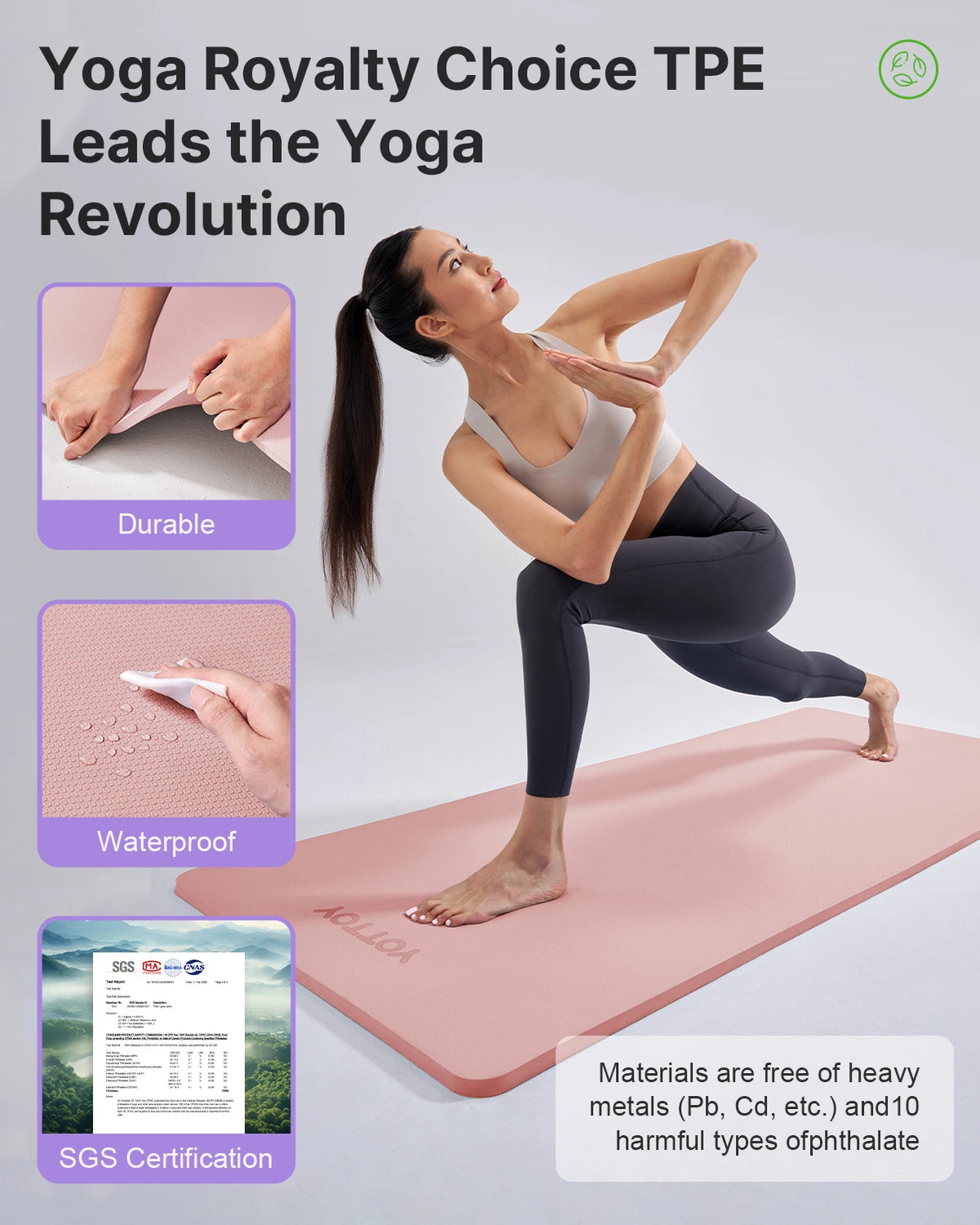 12mm Yoga Mat，Extra Thick Yoga Mat