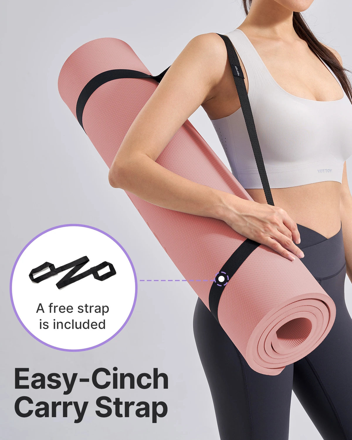 12mm Yoga Mat，Extra Thick Yoga Mat