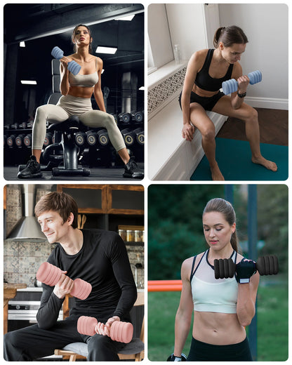 4-in-1 Adjustable Dumbbell Set of 2