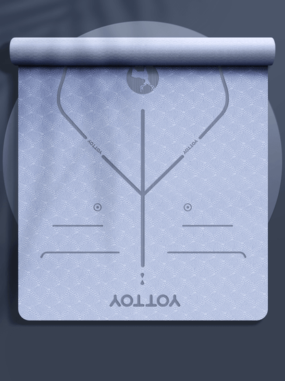 Alignment Line Yoga Mat | L185×W80/90 - YOTTOY