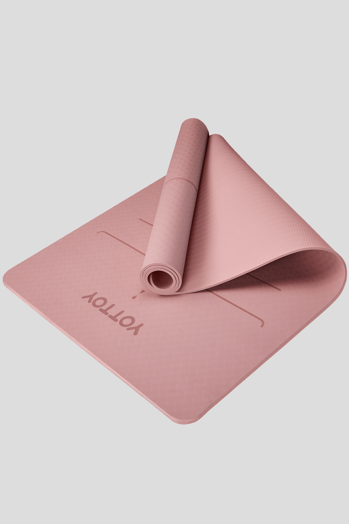 Alignment Line Yoga Mat | L185×W80/90 - YOTTOY