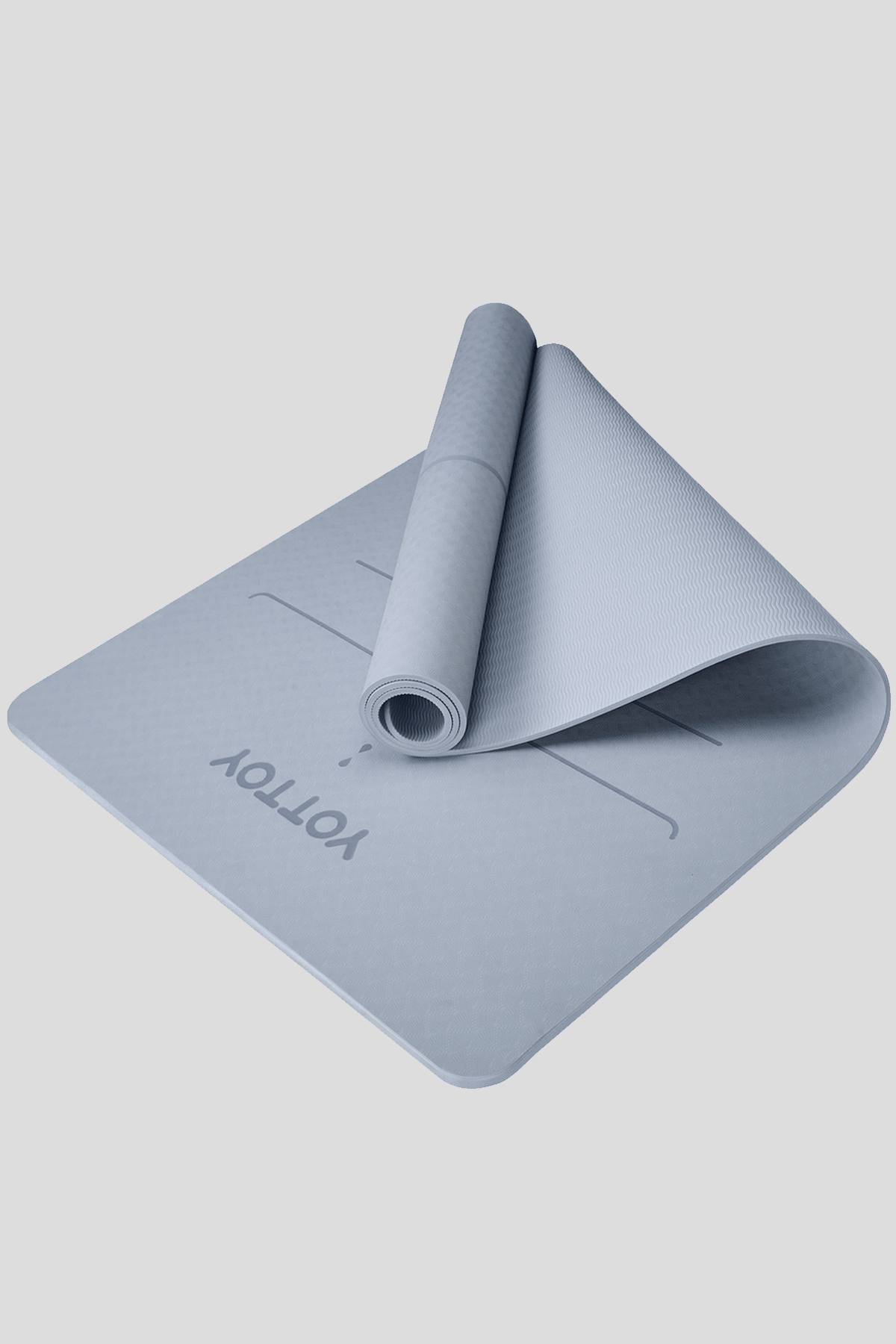 Alignment Line Yoga Mat | L185×W80/90 - YOTTOY