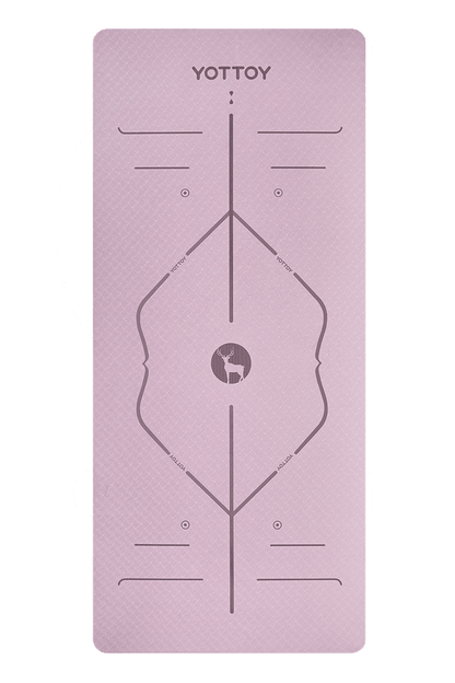 Alignment Line Yoga Mat | L185×W80/90 - YOTTOY
