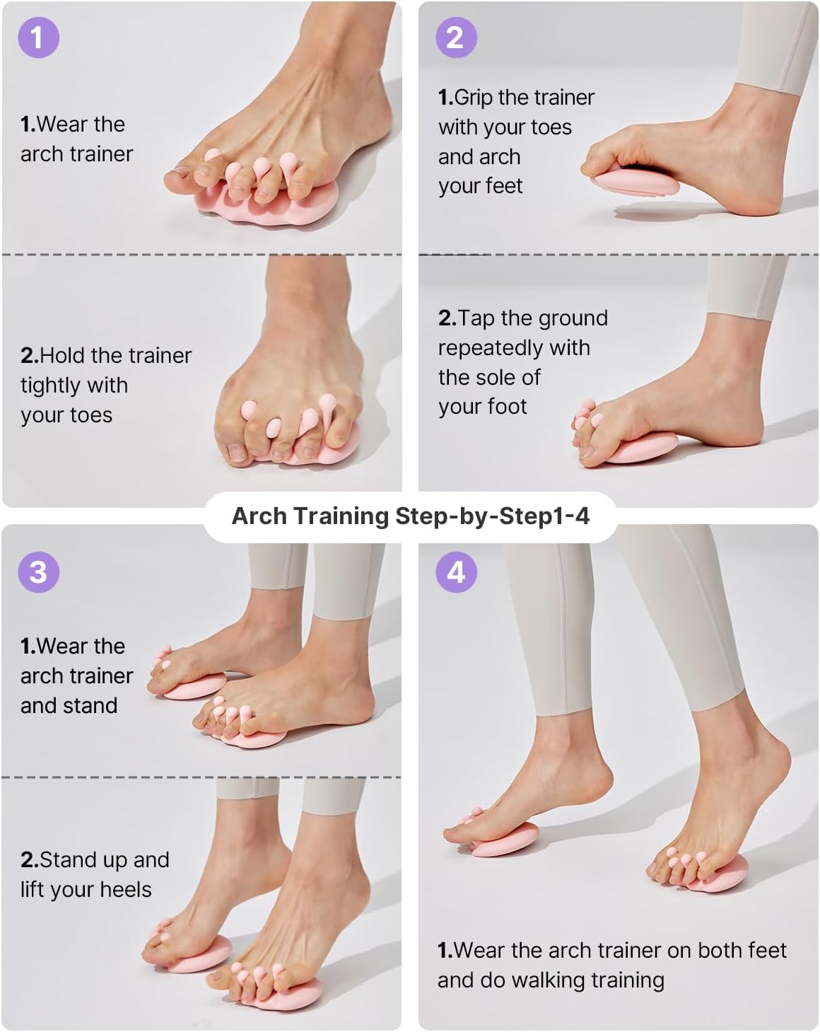 Foot Arch Trainer for Flat Feet - YOTTOY