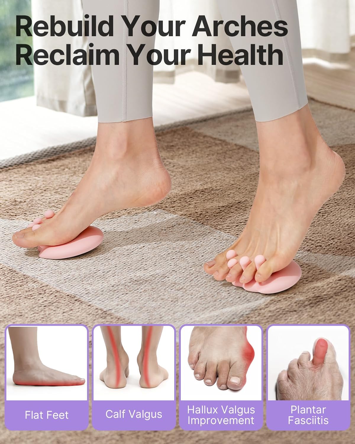 Foot Arch Trainer for Flat Feet - YOTTOY