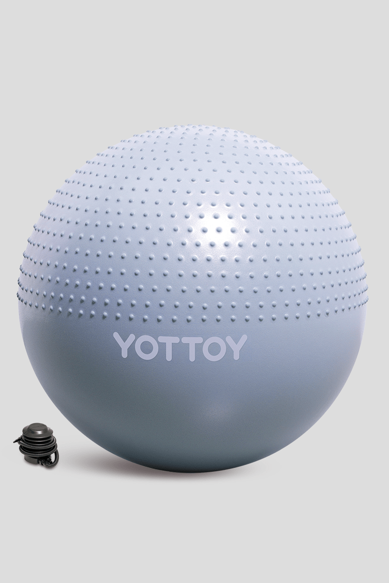 Sensory Gym Ball for Kids, Textured Anti - Burst Baby Yoga Ball - YOTTOY