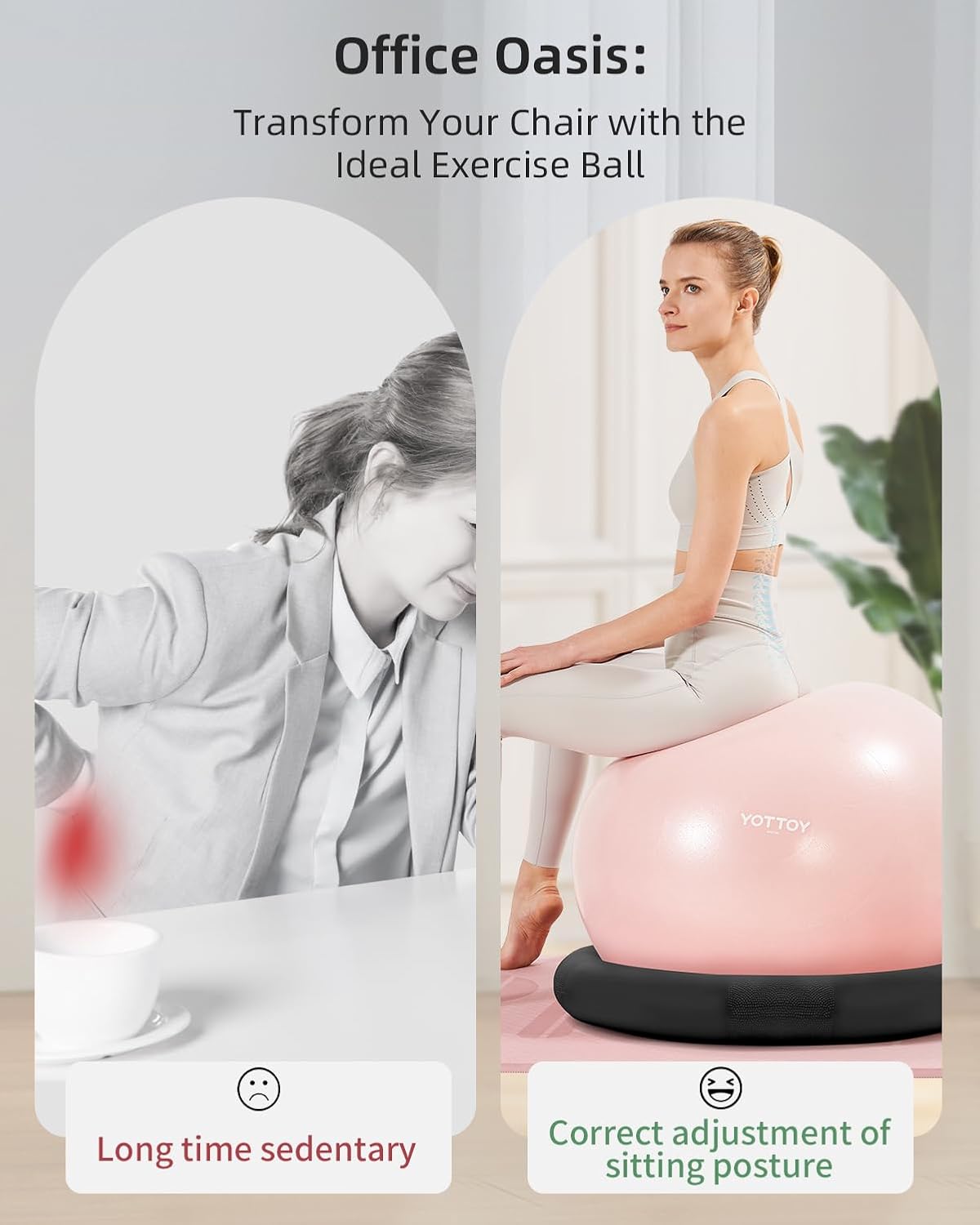 YOTTOY Balance Ball Chair - YOTTOY