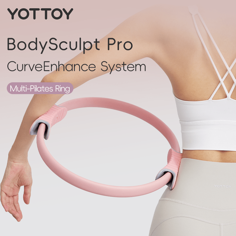 YOTTOY Pilates Ring – Multi - Grip Resistance Band for Legs & Arms - YOTTOY