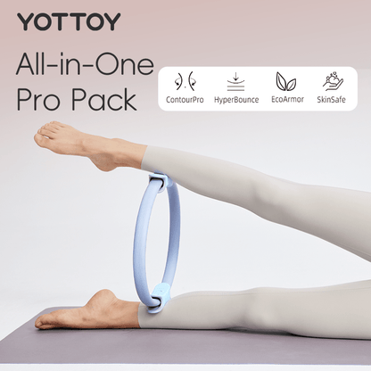 YOTTOY Pilates Ring – Multi - Grip Resistance Band for Legs & Arms - YOTTOY
